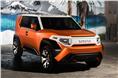 The Toyota FT-4X is an urban SUV concept.